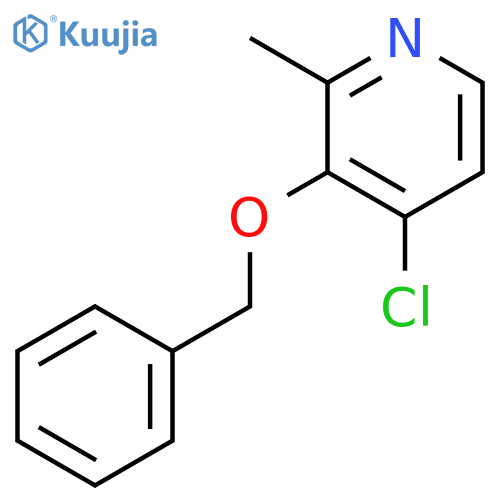 3-Benzyloxy-4-chloro-2-methyl-pyridine structure