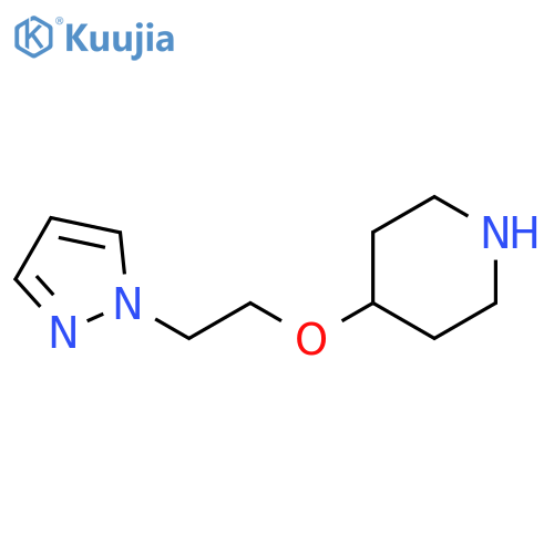 4-2-(1H-pyrazol-1-yl)ethoxypiperidine structure