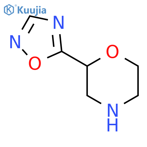 2-(1,2,4-Oxadiazol-5-yl)morpholine structure