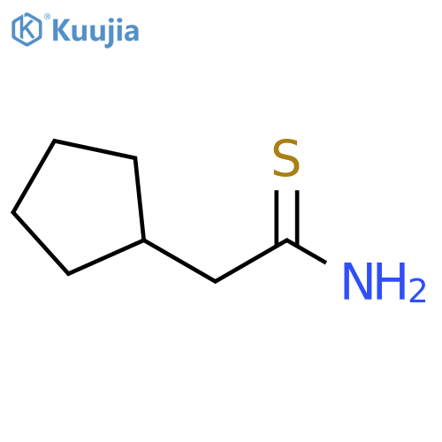 2-cyclopentylethanethioamide structure
