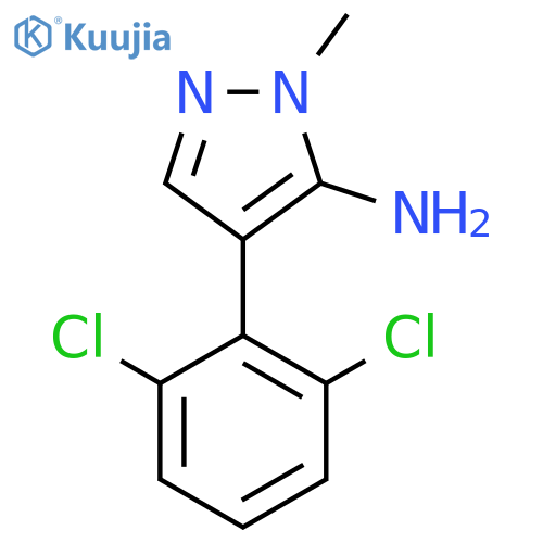 4-(2,6-dichlorophenyl)-1-methyl-1H-pyrazol-5-amine structure