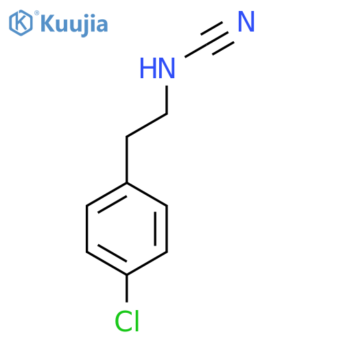 [2-(4-chlorophenyl)ethyl](cyano)amine structure
