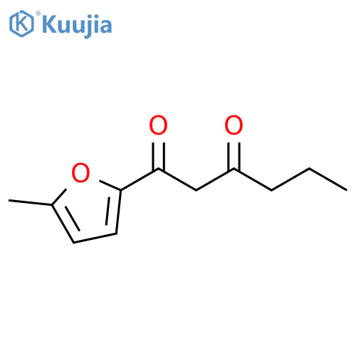 1-(5-methylfuran-2-yl)hexane-1,3-dione structure