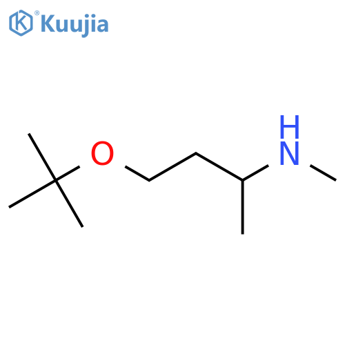 [4-(Tert-butoxy)butan-2-yl](methyl)amine structure