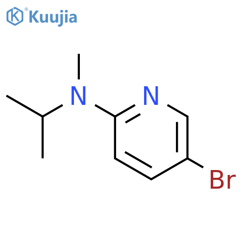 5-bromo-N-methyl-N-(propan-2-yl)pyridin-2-amine structure