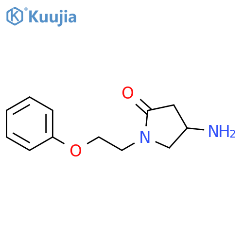 4-amino-1-(2-phenoxyethyl)pyrrolidin-2-one structure