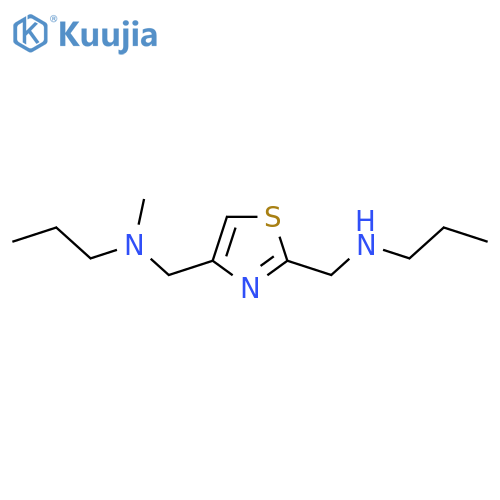 n-Methyl-N-((2-((propylamino)methyl)thiazol-4-yl)methyl)propan-1-amine structure