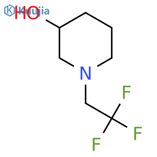 1-(2,2,2-Trifluoroethyl)piperidin-3-ol structure