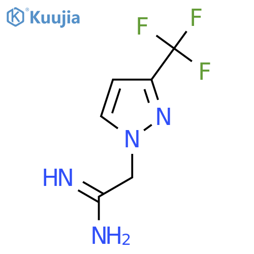 2-(3-(Trifluoromethyl)-1H-pyrazol-1-yl)acetimidamide structure