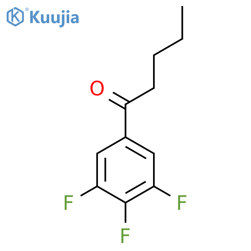 1-(3,4,5-Trifluorophenyl)pentan-1-one structure