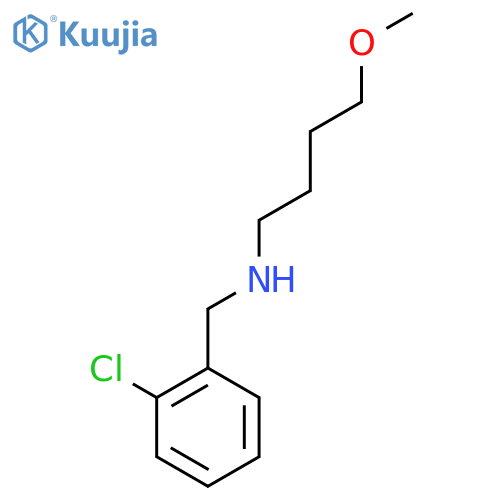 (2-chlorophenyl)methyl(4-methoxybutyl)amine structure