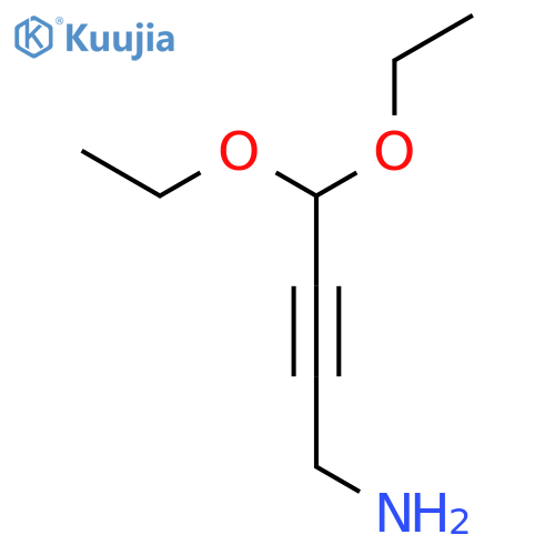 2-Butyn-1-amine,4,4-diethoxy- structure