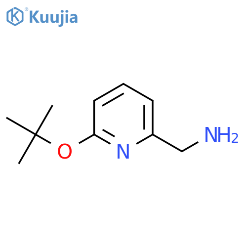 6-(tert-butoxy)pyridin-2-ylmethanamine structure