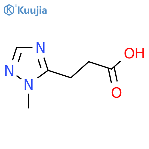 3-(1-Methyl-1h-1,2,4-triazol-5-yl)propanoic acid structure