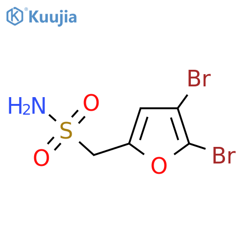 (4,5-Dibromofuran-2-yl)methanesulfonamide structure