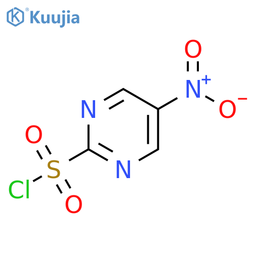 5-nitropyrimidine-2-sulfonyl chloride structure