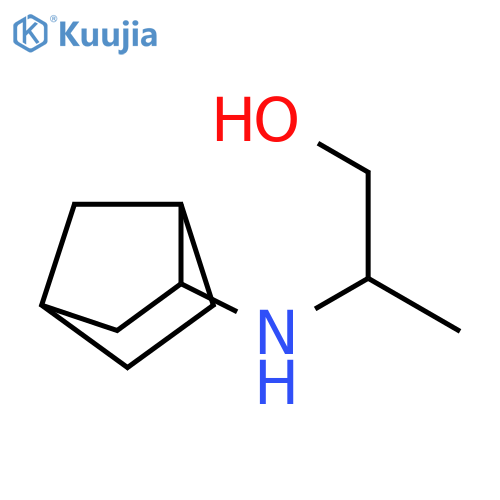 2-({bicyclo[2.2.1]heptan-2-yl}amino)propan-1-ol structure