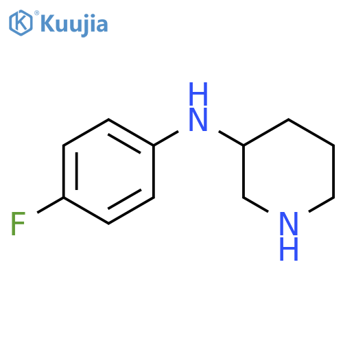 N-(4-fluorophenyl)piperidin-3-amine structure