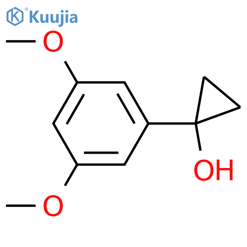 1-(3,5-dimethoxyphenyl)cyclopropan-1-ol structure