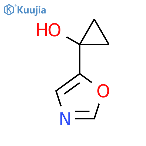 1-(1,3-oxazol-5-yl)cyclopropan-1-ol structure