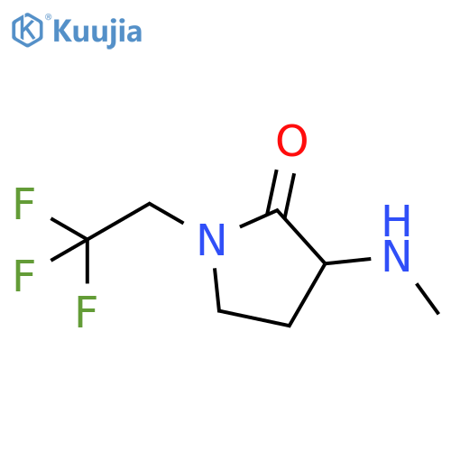 3-(methylamino)-1-(2,2,2-trifluoroethyl)pyrrolidin-2-one structure