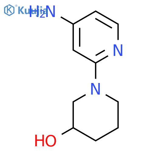 1-(4-Aminopyridin-2-yl)piperidin-3-ol structure
