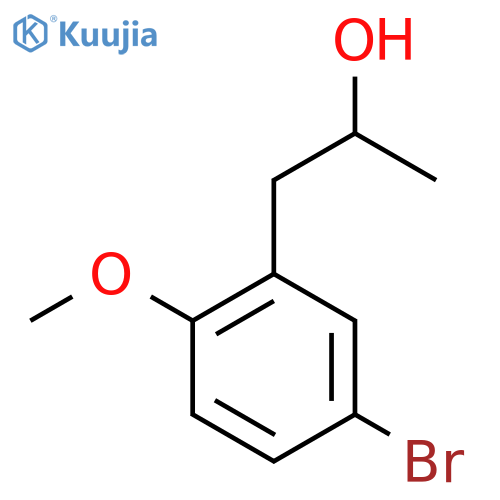 1-(5-bromo-2-methoxyphenyl)propan-2-ol structure