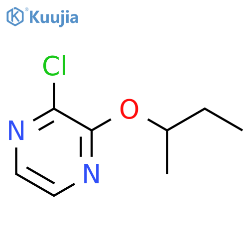 2-(butan-2-yloxy)-3-chloropyrazine structure