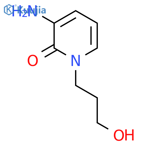 3-amino-1-(3-hydroxypropyl)pyridin-2-one structure