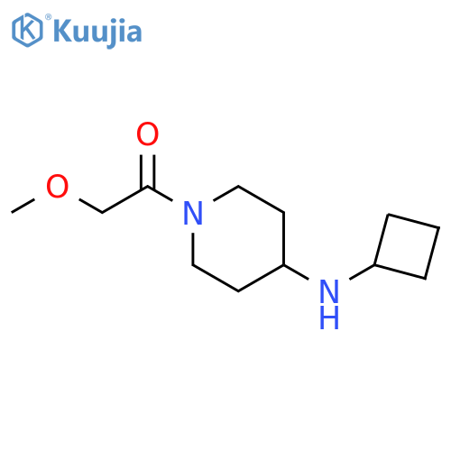 Ethanone, 1-[4-(cyclobutylamino)-1-piperidinyl]-2-methoxy- structure