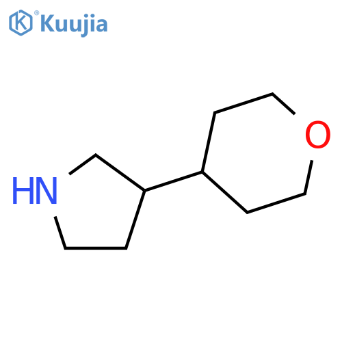 3-(oxan-4-yl)pyrrolidine structure