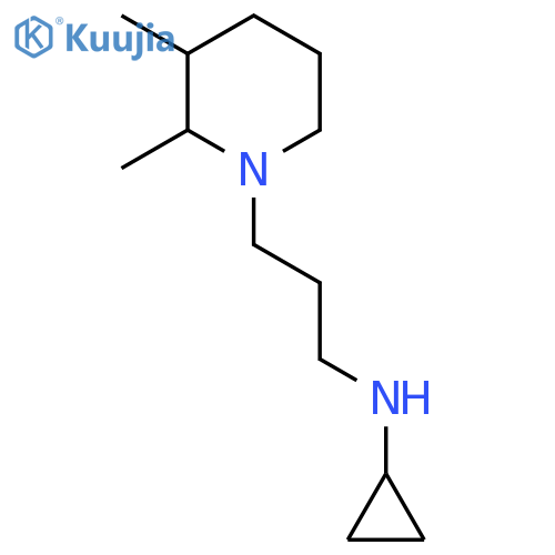 N-[3-(2,3-dimethylpiperidin-1-yl)propyl]cyclopropanamine structure