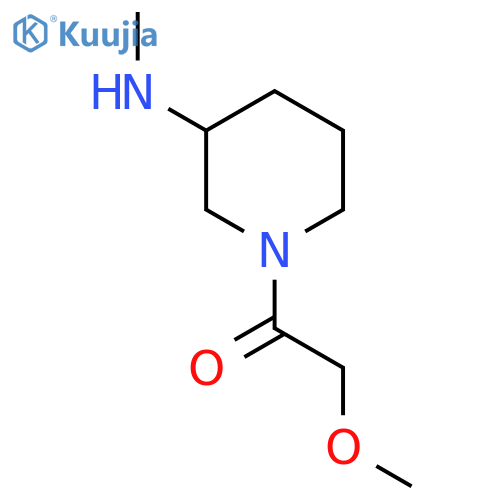 2-methoxy-1-3-(methylamino)piperidin-1-ylethan-1-one structure