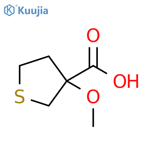 3-methoxythiolane-3-carboxylic acid structure