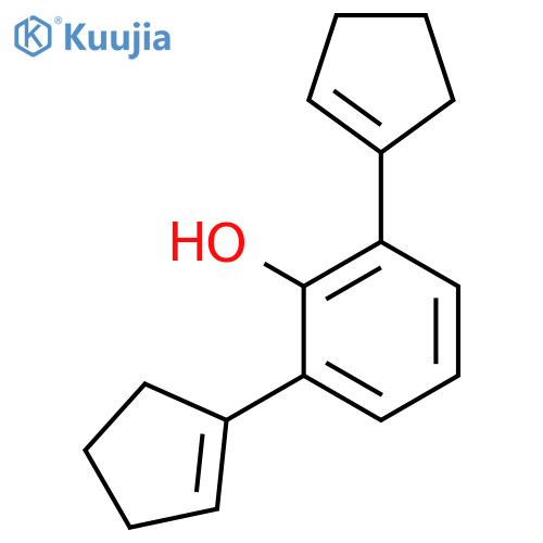 Phenol, 2,6-di-1-cyclopenten-1-yl- structure