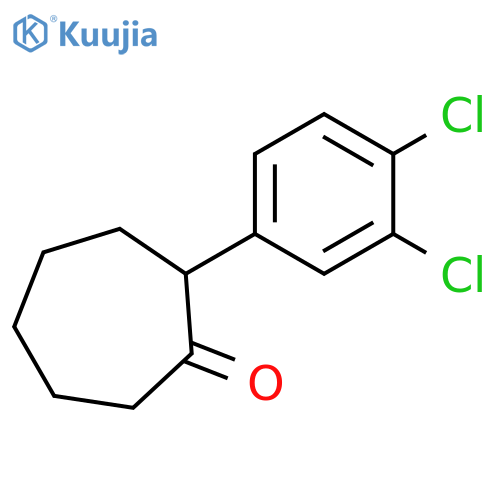 Cycloheptanone, 2-(3,4-dichlorophenyl)- structure