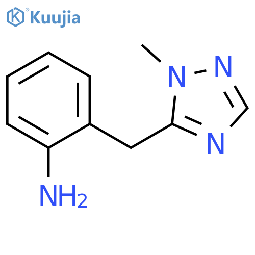 2-(1-methyl-1H-1,2,4-triazol-5-yl)methylaniline structure