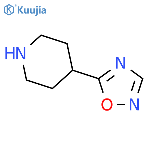 4-(1,2,4-oxadiazol-5-yl)Piperidine structure