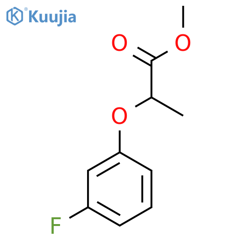 Methyl 2-(3-fluorophenoxy)propanoate structure