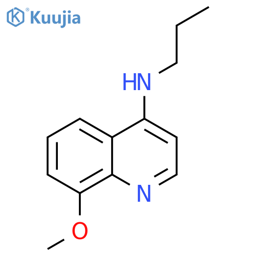 8-methoxy-N-propylquinolin-4-amine structure