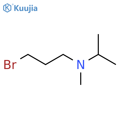 (3-bromopropyl)(methyl)(propan-2-yl)amine structure