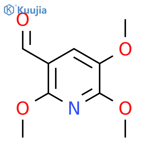 2,5,6-trimethoxypyridine-3-carbaldehyde structure