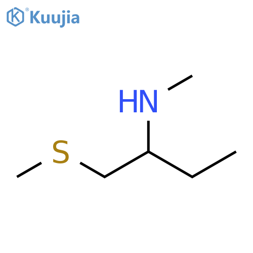 methyl1-(methylsulfanyl)butan-2-ylamine structure