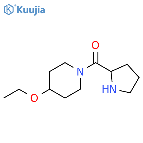 4-ethoxy-1-(pyrrolidine-2-carbonyl)piperidine structure