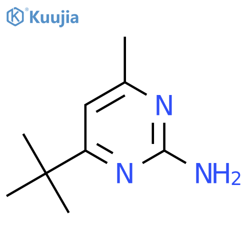4-tert-butyl-6-methylpyrimidin-2-amine structure