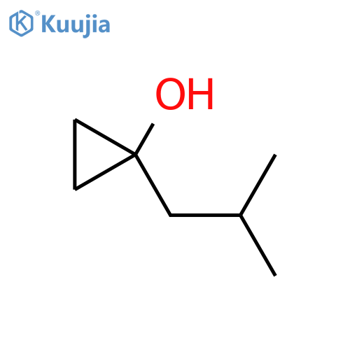 1-(2-methylpropyl)cyclopropan-1-ol structure