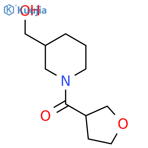 [1-(Oxolane-3-carbonyl)piperidin-3-yl]methanol structure