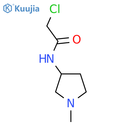 2-Chloro-N-(1-methyl-pyrrolidin-3-yl)-acetamide structure