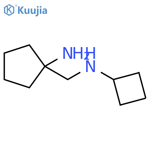 1-[(cyclobutylamino)methyl]cyclopentan-1-amine structure