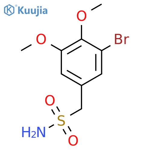 (3-Bromo-4,5-dimethoxyphenyl)methanesulfonamide structure